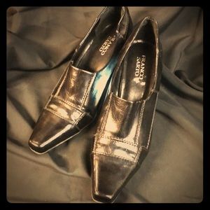 Franco Sarto Italian Style Heels 8.5 Med Black